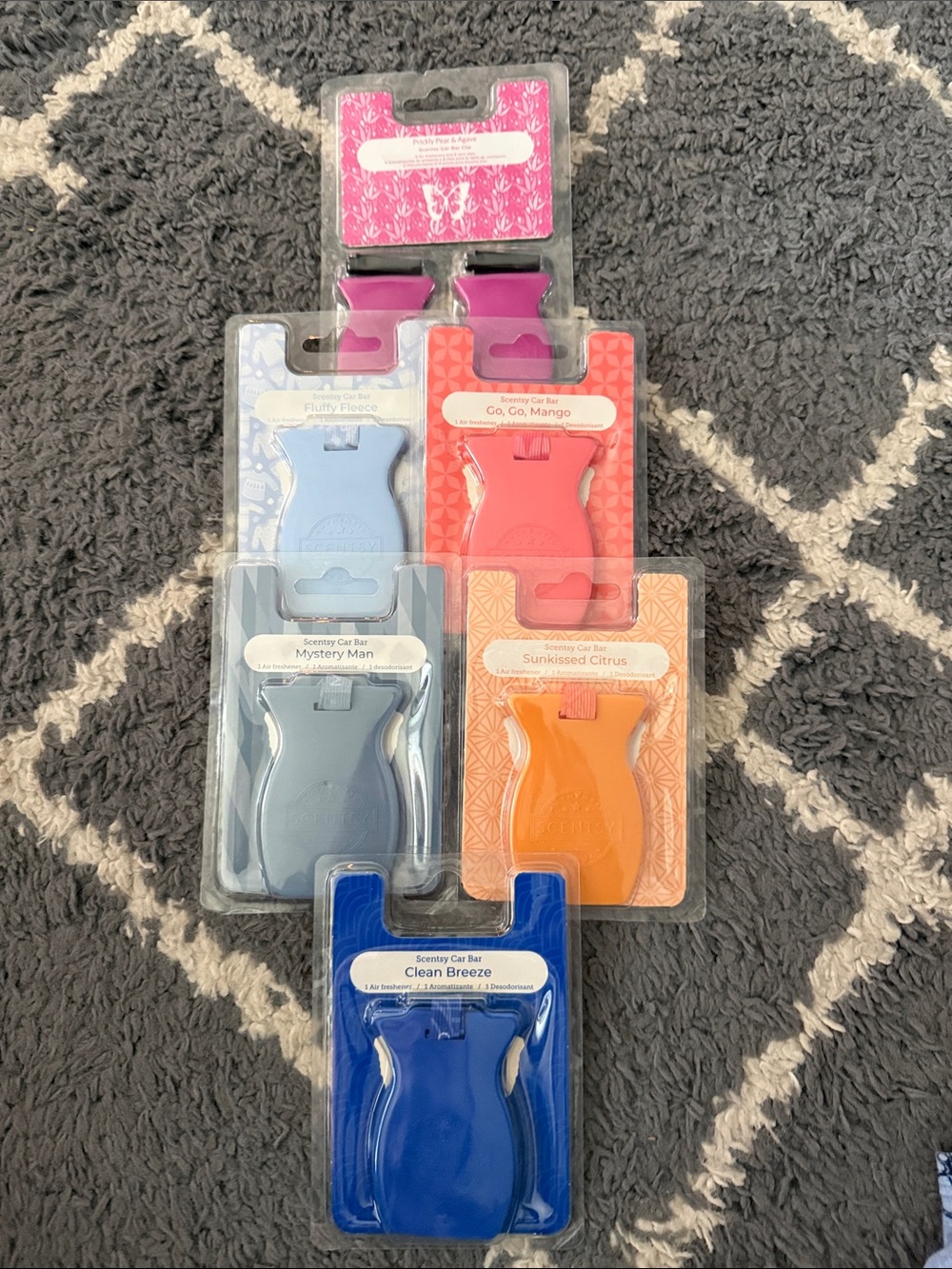 Scented Car Air Freshener Set - Assorted Bright Colors